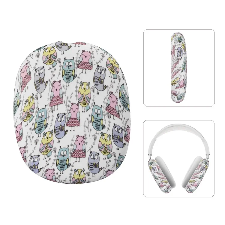 New Silicone Earmuff Protective Cover for AirPods Max Bluetooth-compatible Headset - Owl