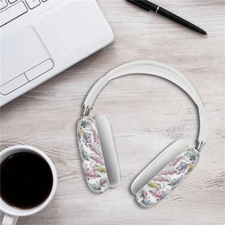 New Silicone Earmuff Protective Cover for AirPods Max Bluetooth-compatible Headset - Owl