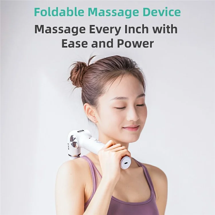KICA Evo Mini Professioneller Fitness-Massagegerät mit verstellbarem Winkel zur Muskelentspannung - Elektrischer bürstenloser Massager