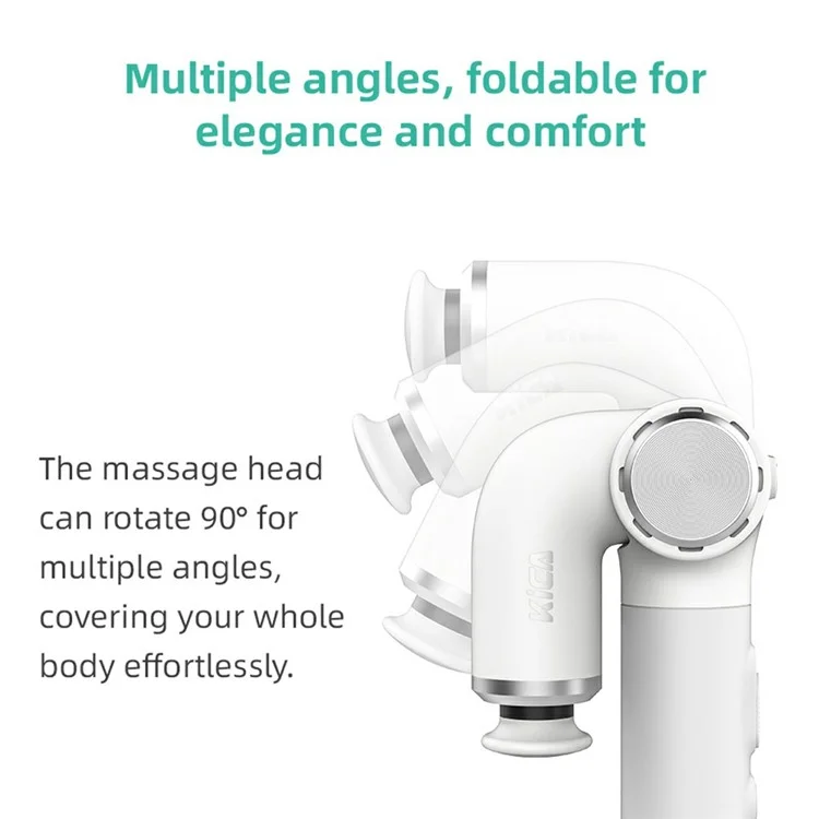 KICA Evo Mini Professioneller Fitness-Massagegerät mit verstellbarem Winkel zur Muskelentspannung - Elektrischer bürstenloser Massager
