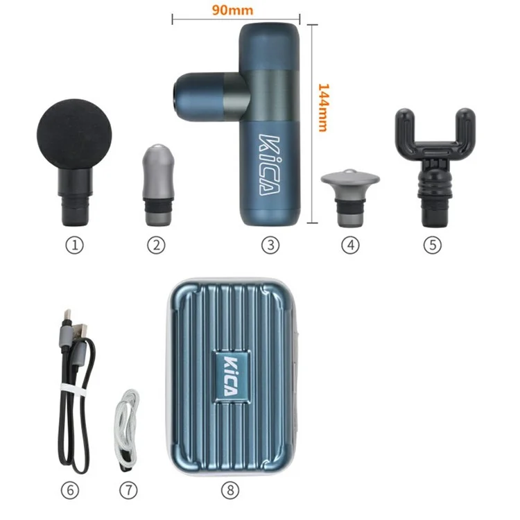 KICA K2 Mini Professioneller Fitness-Massager Muskelentspannung Elektrische Massagepistole Faszien-Massager