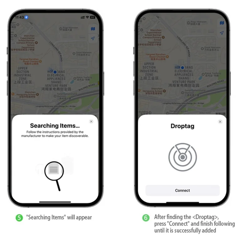 TX12 Smart Item Finder per iOS, Tracker Globale per Portafogli - Rosa