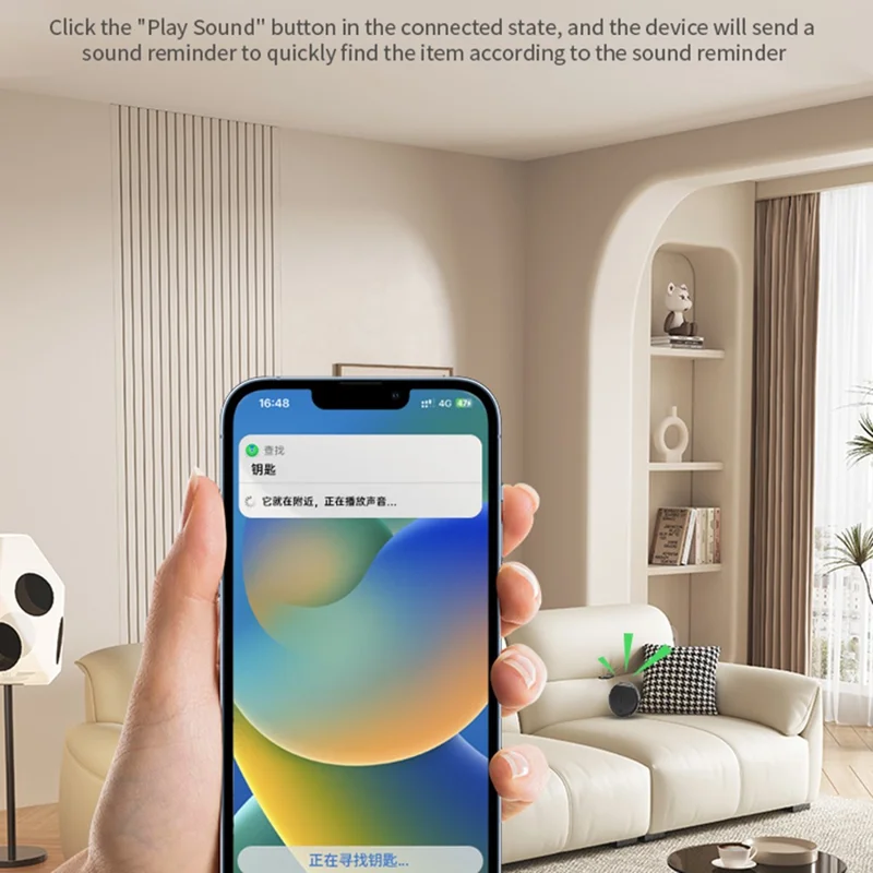 TX12 Smart Item Finder per iOS, Tracker Globale per Portafogli - Rosa