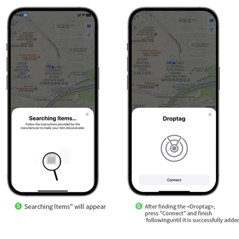 TX13 Luggage Item Tracker for iOS Only Key Wallet Anti-lost Global Finder - Blue