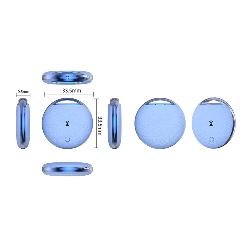 TX13 Luggage Item Tracker for iOS Only Key Wallet Anti-lost Global Finder - Blue