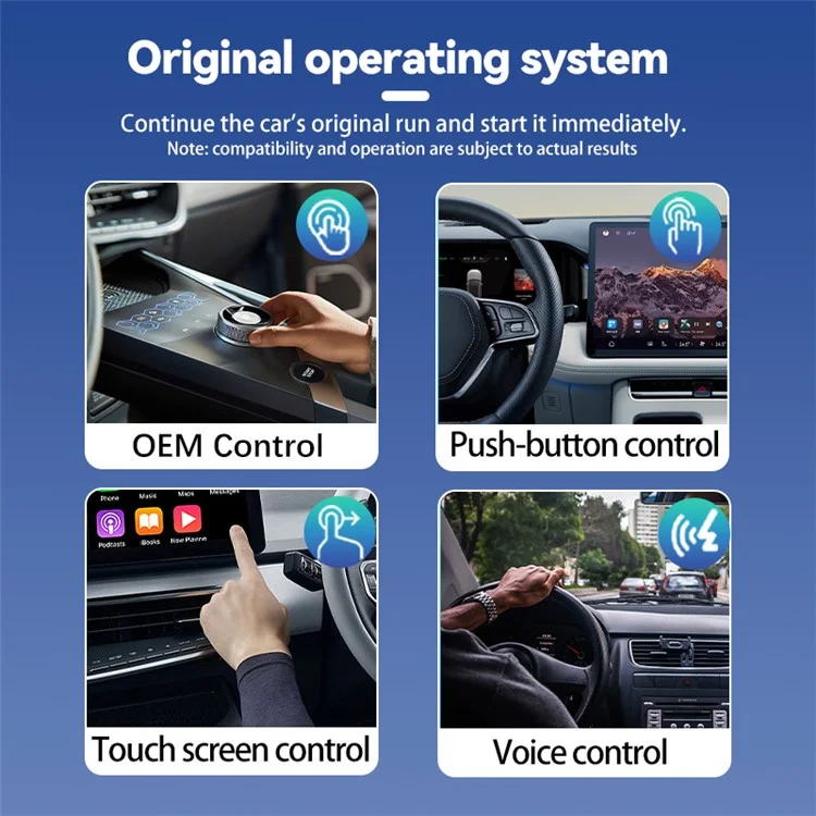 PL1 PRO Adaptador de Conversión Mini de Conexión Directa a Inalámbrico para Android Auto CarPlay