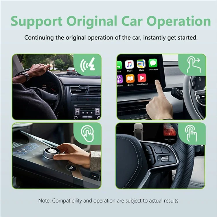 Adaptateur sans fil FB3 Car Play pour systèmes de voiture filaires Bluetooth 5.0 WiFi 5,8G Processeur Quad-Core A53