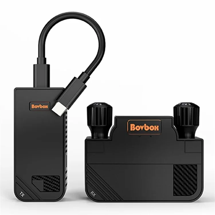 BOVBOX 091-TC USB-C Drahtloser Sender und Empfänger Video-Verlängerung für Telefon / Computer / Projektor - US-Stecker