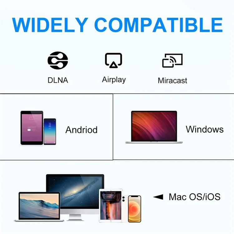 BOVBOX 091-TC USB-C Drahtloser Sender und Empfänger Video-Verlängerung für Telefon / Computer / Projektor - US-Stecker