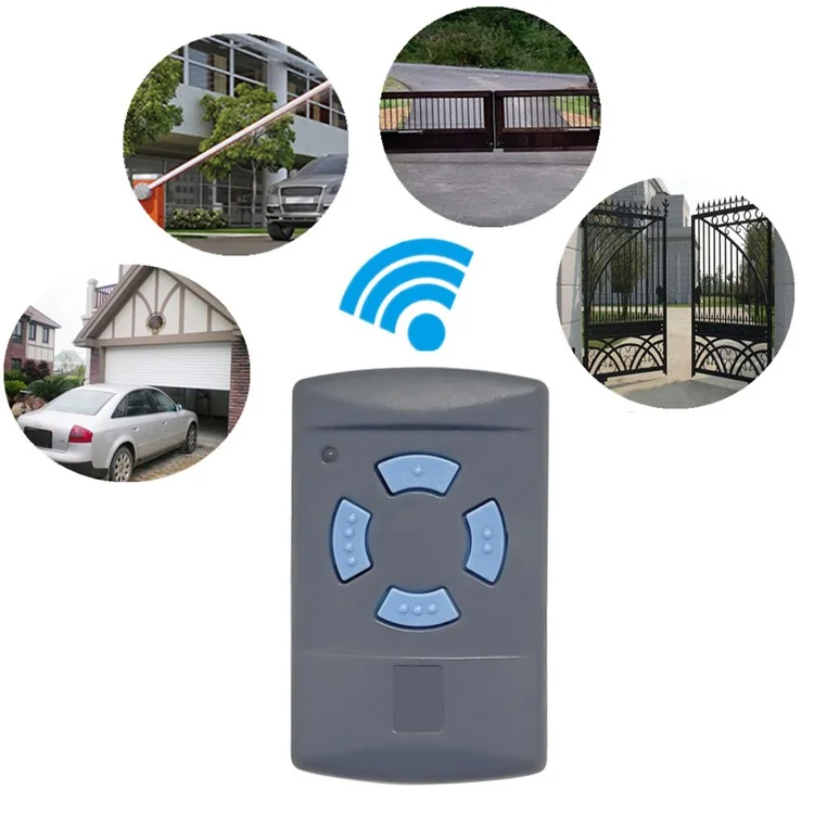 Mando a distancia para puerta de garaje de 4 botones compatible con HORMANN HSM4 HSM2 868MHz, cloneable con código fijo