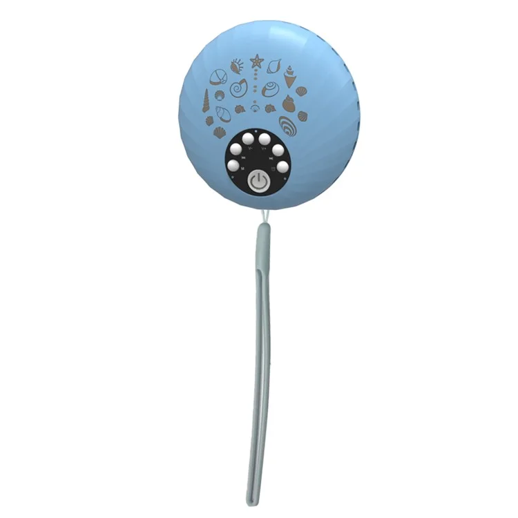 A1 Shell Design Baby Night Light Rechargeable White Noise Sleep Aid Machine - Blue