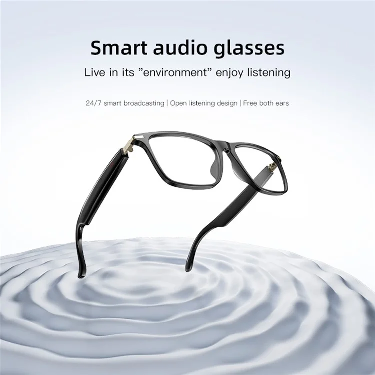M01 Occhiali audio wireless con cuffie musicali, compatibili Bluetooth, impermeabili IP68