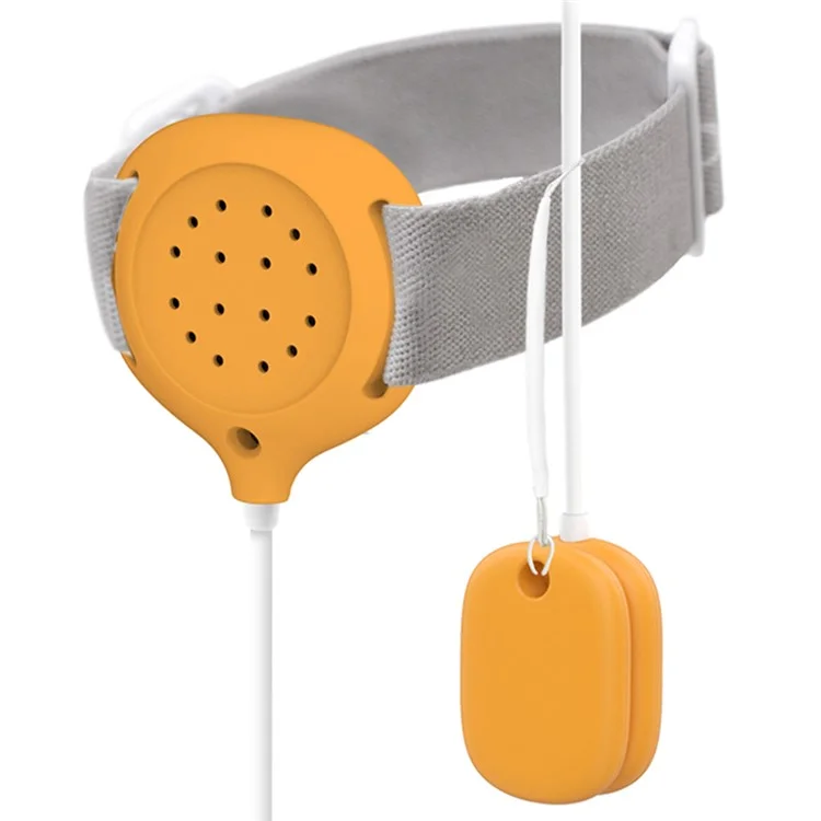 H-01A Magnetic Bettwetting Sensor Monitor for Kids Wired Night Pee Alarm with Sound and Vibration - Orange
