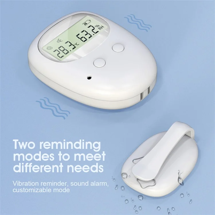 TXQ-01 Wireless Detachable Bedwetting Alarm for Infants  /  Elderly 3 Modes Nighttime Urine Sensor (With Display Screen)