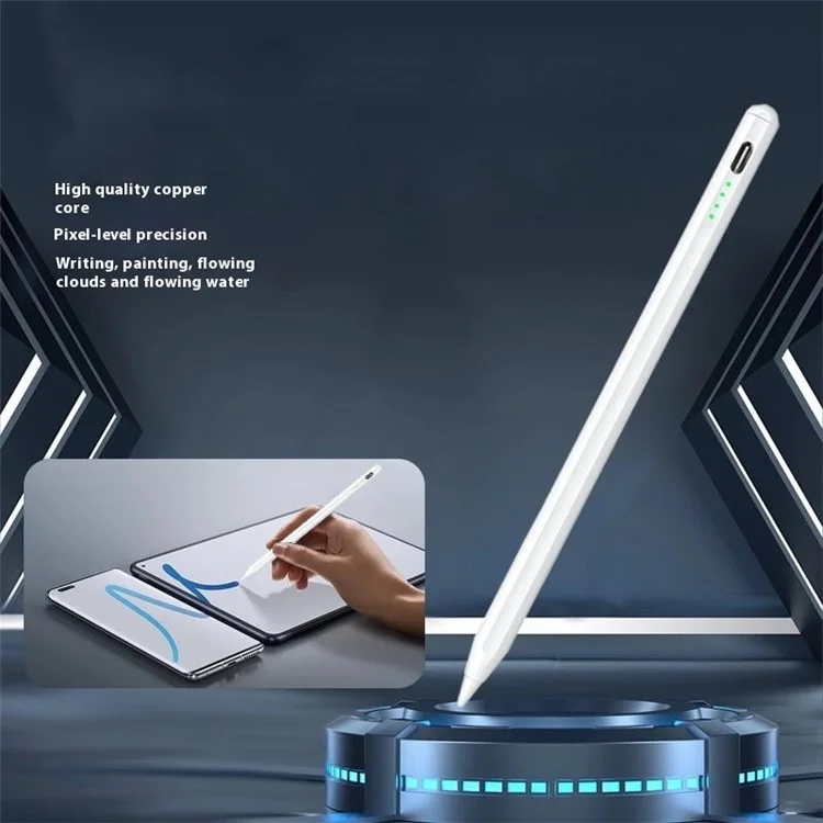 314 Capacitive Stylus Pen for iPad Palm Rejection Magnetic Attachment Tablet Drawing Pencil