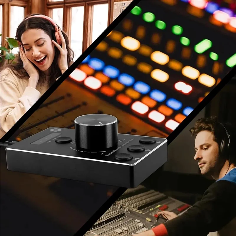 U8 Multimedia Volume Control Knob for Mac / Win 10 / 8 / 7 Aluminum Alloy Audio Adjuster with Mute Function