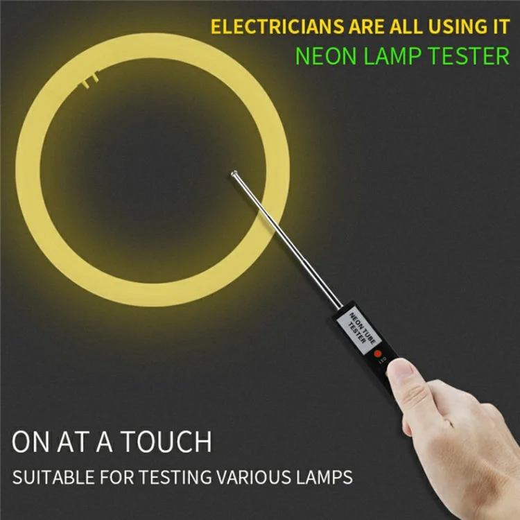 TS-990 LED Neon Light Tester Multifunctional Tube Detector for T4 T5 Lamps  /  Leakage Checker  /  Color Discriminator