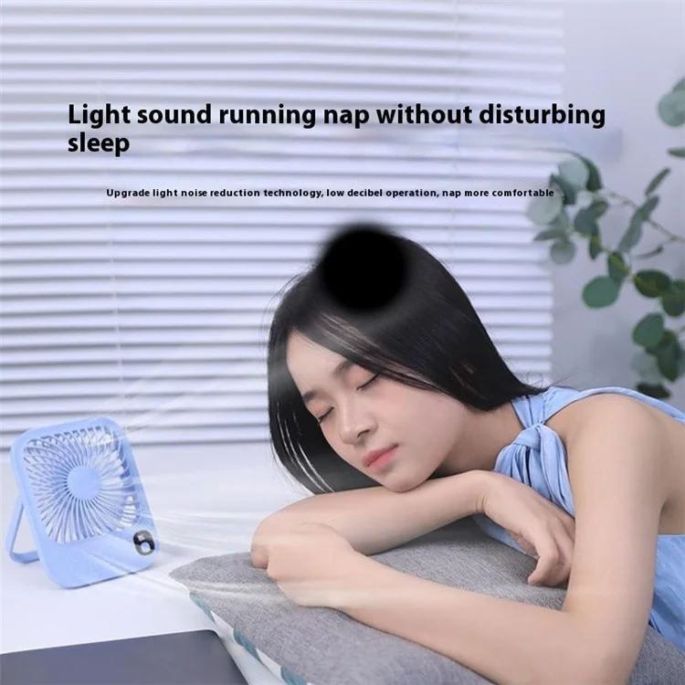 YOOBAO Y-F01P Portable Mini Fan 10000mAh Battery Powered 3 Speed Cooling Fan for Home / Travel Use - Blue