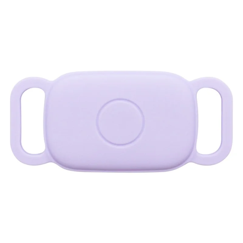 For Tile Pro (2024) Case Anti Drop Pet Tracker Silicone Protective Cover - Purple