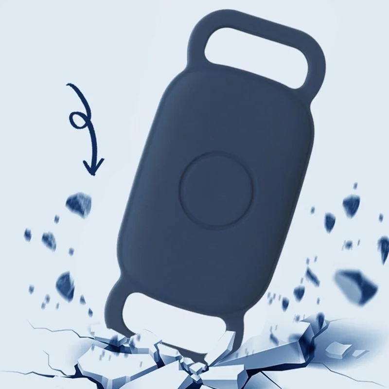 For Tile Pro (2024) Case Anti Drop Pet Tracker Silicone Protective Cover - Purple