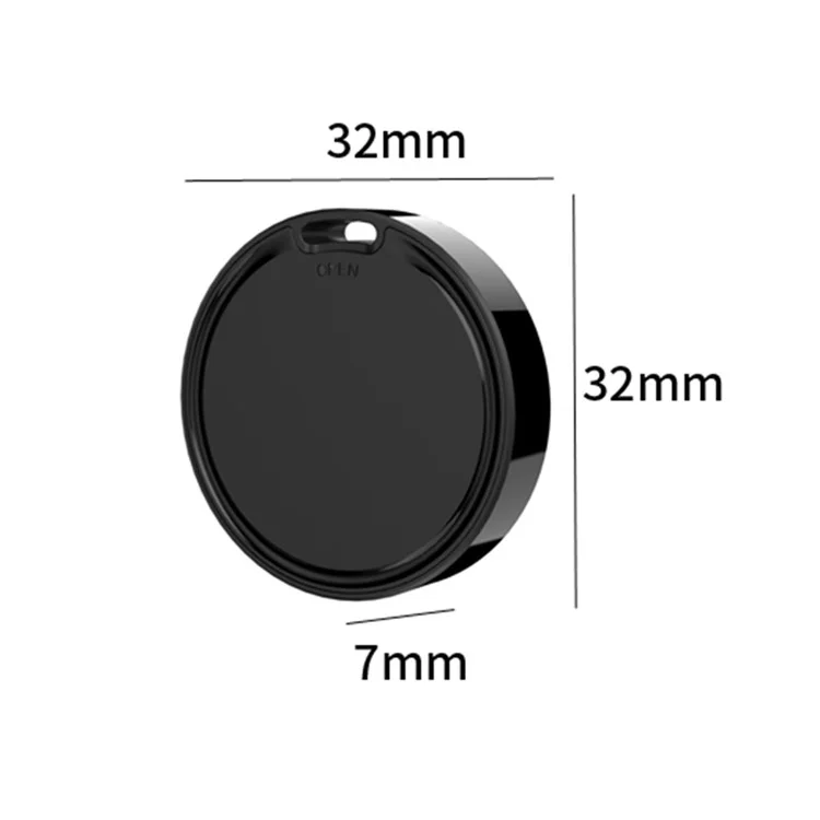 F8 Global Positioning Bluetooth-kompatibler Tracker Schlüsselfinder für Haustiere / Geldbörse / Fahrrad Verlustschutz-Locator - Schwarz