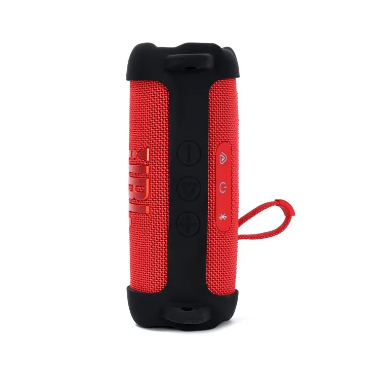 Capa de Silicone para Alto-falante JBL Flip 7 com Alça de Ombro / Mosquetão - Preto