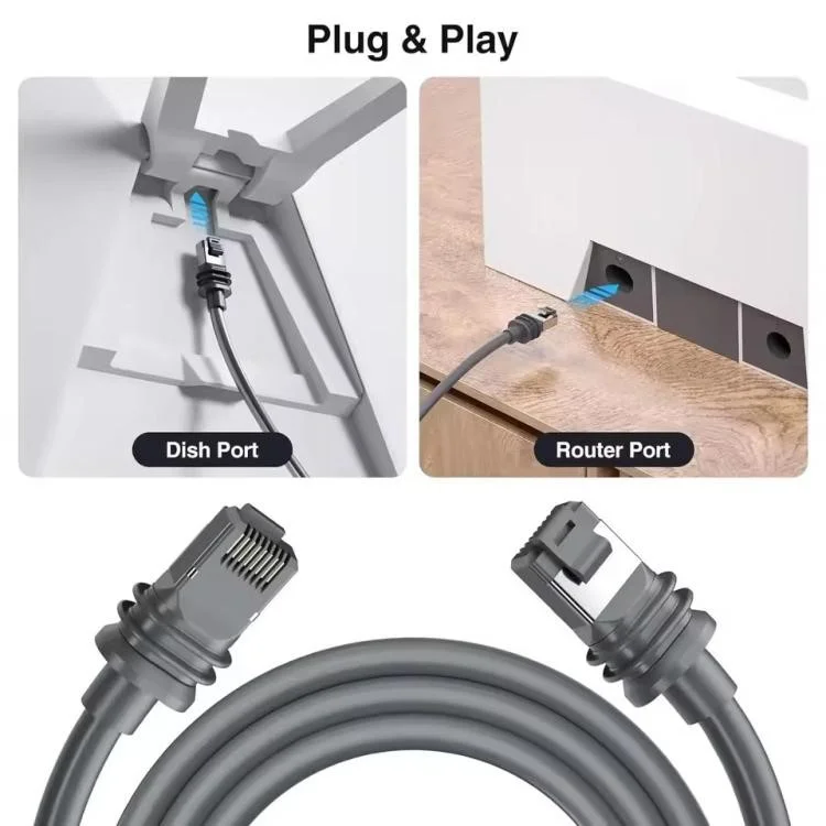 ONTEN SL301 Starlink Gen 3 Cable 10m 1000Mbps High-Speed Satellite Internet Extension Cable for Starlink V3