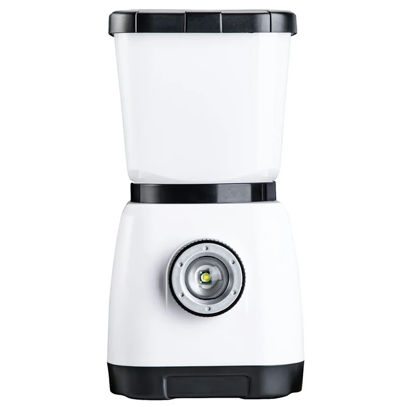 RD269 Multifunction Hand Crank Camping Lantern 3W LED Flashlight Emergency Phone Charger - White