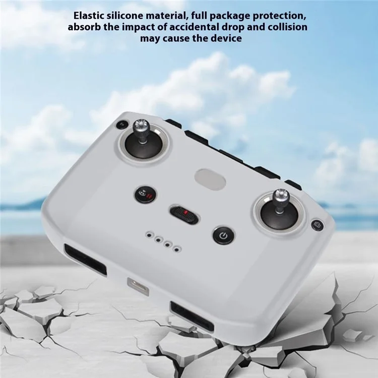 For DJI Neo Drone Remote Controller Protective Case Precise Fit Anti Scratch Silicone Cover - Black