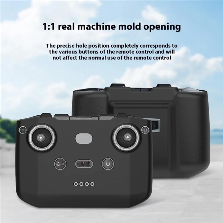 For DJI Neo Drone Remote Controller Protective Case Precise Fit Anti Scratch Silicone Cover - Black