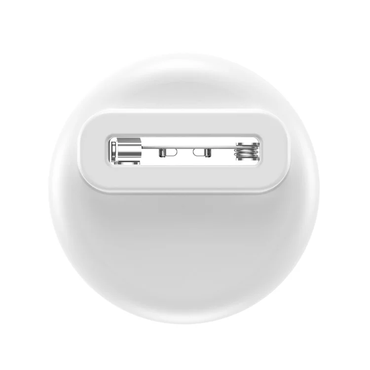 CS25 For AirTag Protective Case Clip Pin Waterproof Child Locator Anti-Lost Silicone Tracker Cover - White