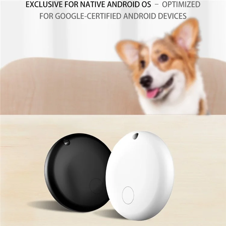 F08 Android GPS Tracker Anti-Lost Finder Global Tracking Locator for Car / Pet Collar - White