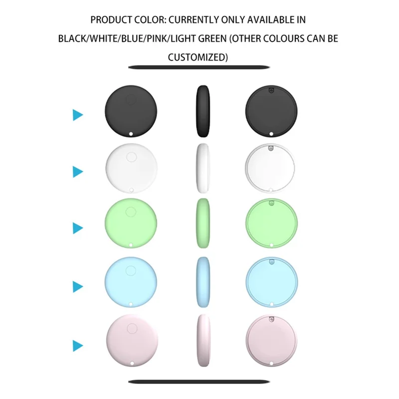 F08 Android Tracker Anti-Lost Finder Global Tracking Locator for Car Wallet Key Luggage Bag - Black