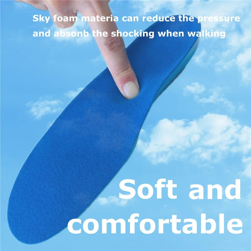 1Pair For Airtag Protective Insoles for Kids / Seniors Smart Tracker Insoles - 275-290mm