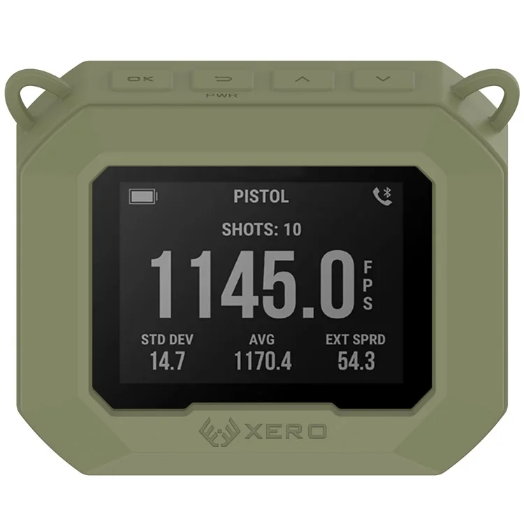 Чехол для Garmin Xero C1 Pro из силикона - Защитный чехол для хронографа, армейский зеленый