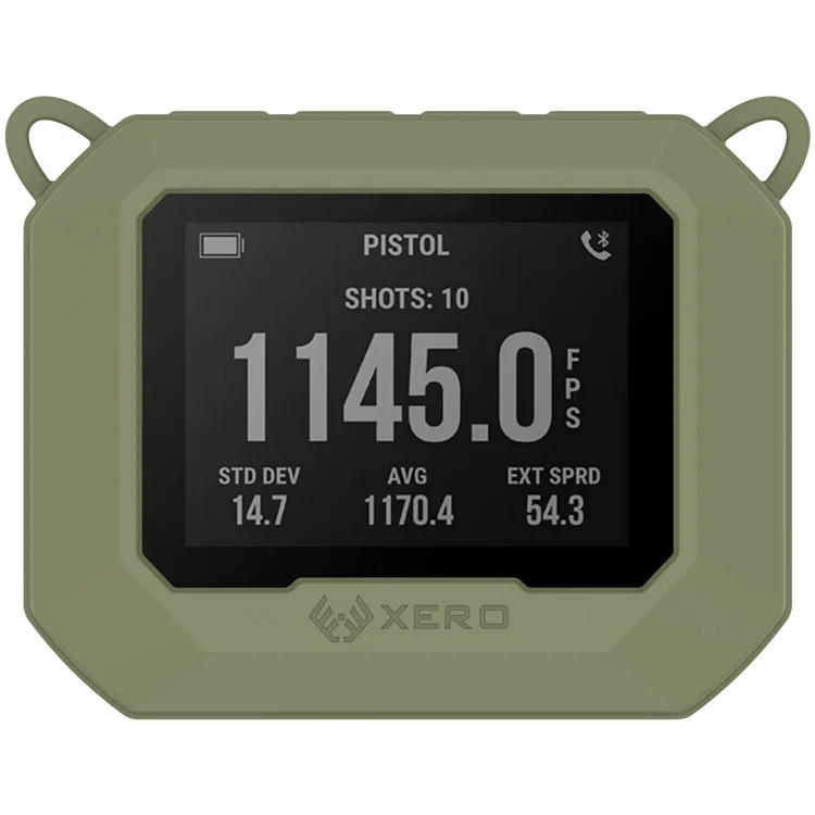 Чехол для Garmin Xero C1 Pro из силикона - Защитный чехол для хронографа, армейский зеленый