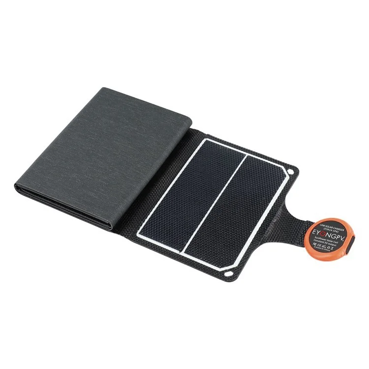 EYNOGPV 14W Foldable Solar Panel Charger for Mobile Devices Sunpower Technology Power Outdoor Use