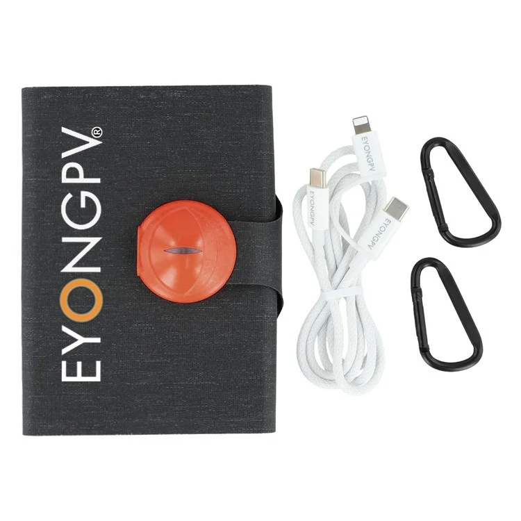 EYNOGPV 14W Foldable Solar Panel Charger for Mobile Devices Sunpower Technology Power Outdoor Use