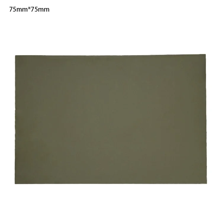Filme Visualizador de Campo Magnético 75mm x 75mm Cartão Detector de Ímã Padrão de Exibição
