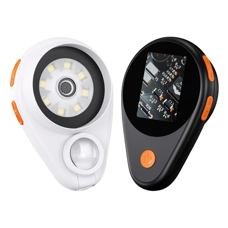 Microscopio Digital Portátil de 368 500X de Aumento, Pantalla IPS de 2 Pulgadas para Inspección y Reparación - Negro