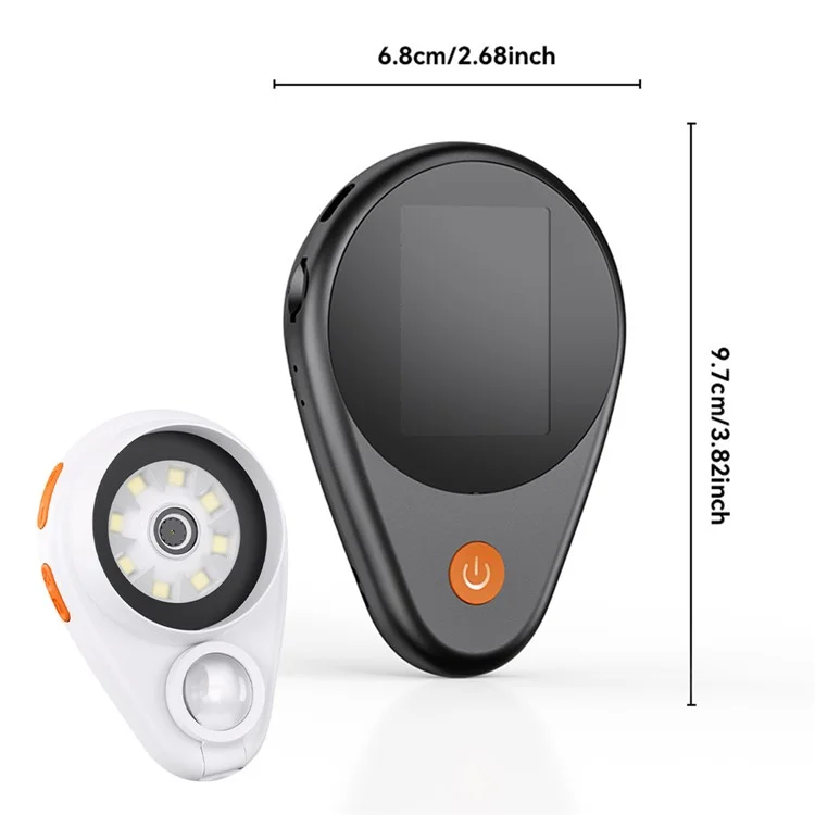 Microscopio Digital Portátil de 368 500X de Aumento, Pantalla IPS de 2 Pulgadas para Inspección y Reparación - Negro