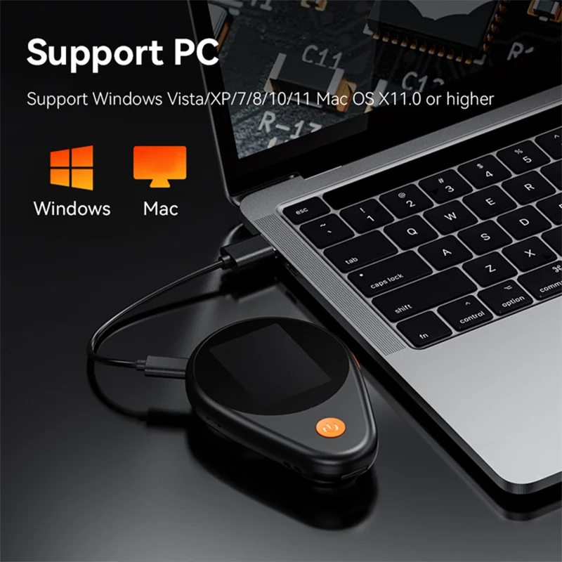 368 500X Magnification 2 Inch IPS Screen Handheld Digital Microscope for Inspection Repair - White