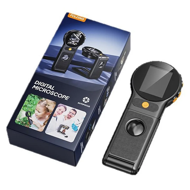 379 Handheld 500X Magnification HD Digital Microscope for Children Science Experiments Repair Soldering
