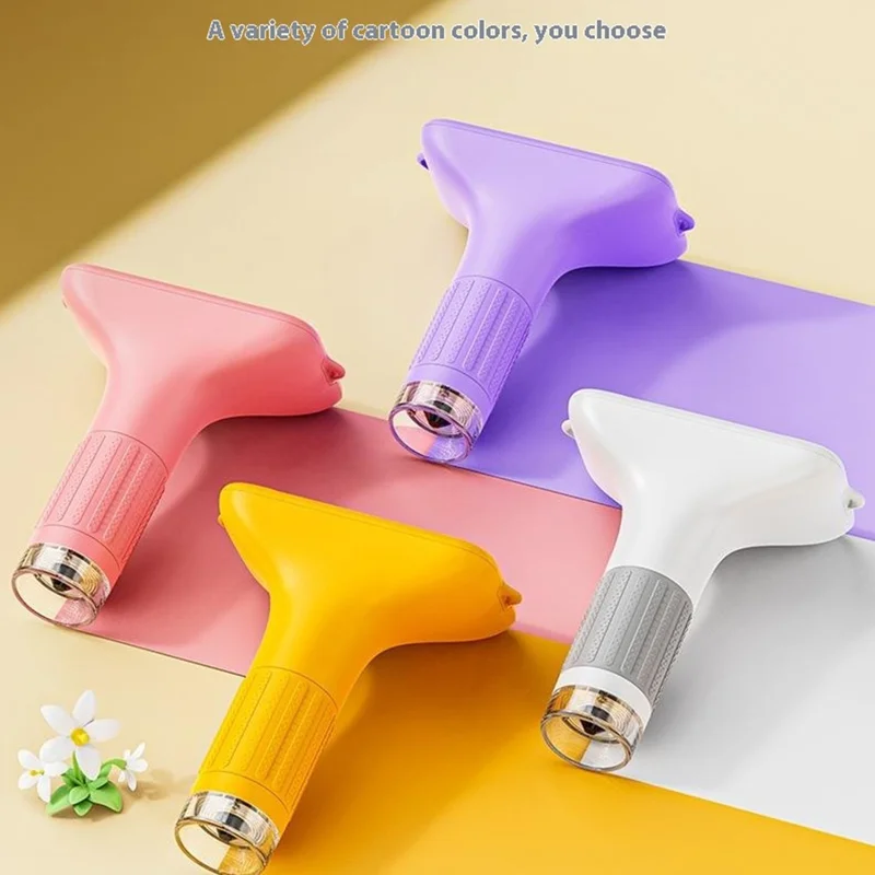 385 1000x forstørrelse 3 tommer IPS-skærm håndholdt digital mikroskop til børn lærerigt legetøj - Gul