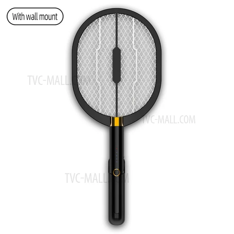 XQN-898 Eliminador de Mosquitos Elétrico 3 em 1 com Luz LED USB Recarregável Raquete Elétrica Mata Insetos Mata Mosca