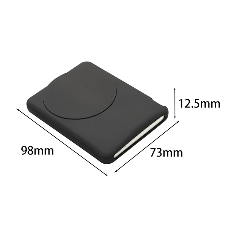 For OPPO MPBV01 Power Bank Silicone Case Ultra Thin Protective Cover - Black