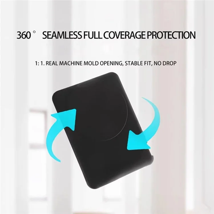 For OPPO MPBV01 Power Bank Silicone Case Ultra Thin Protective Cover - Black