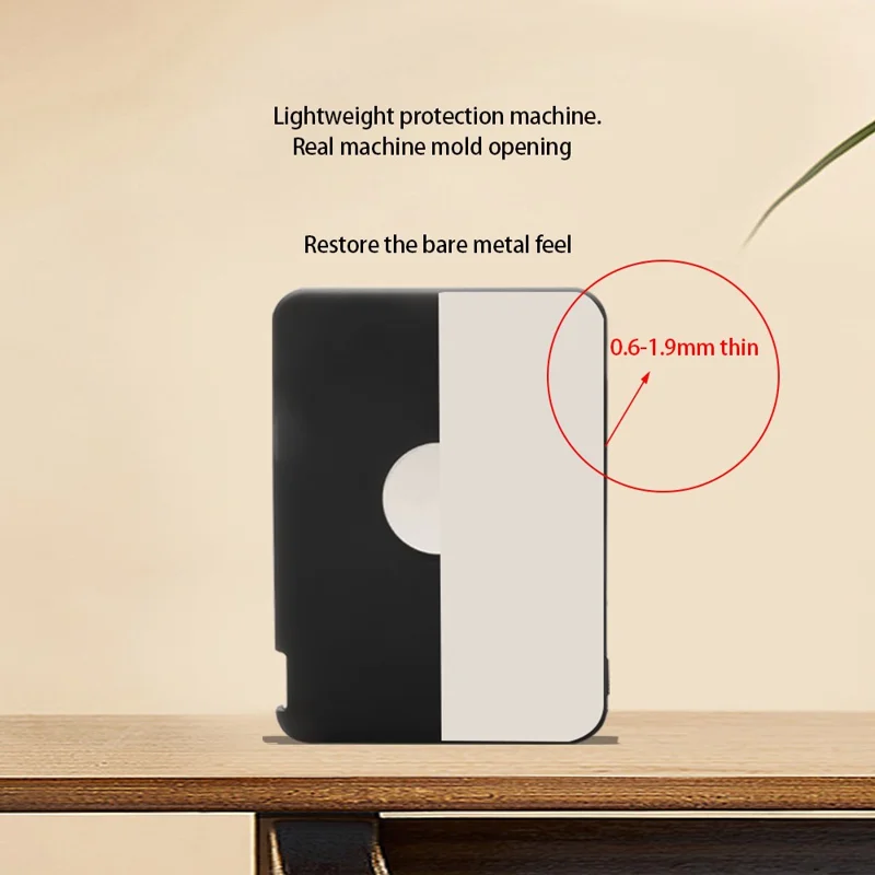 For OPPO MPBV01 Power Bank Silicone Case Ultra Thin Protective Cover - Black