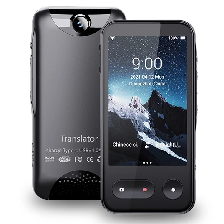T7 1+16GB Smart Voice Translator 500W HD Camera Photo Translation 4G WiFi Translation Device