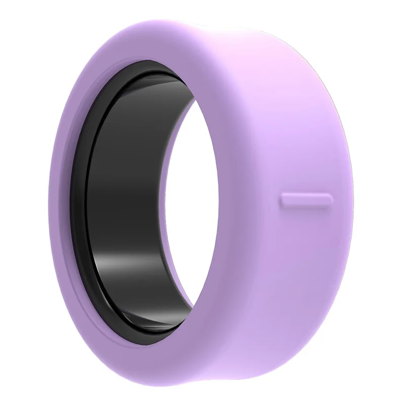 For Samsung Galaxy Ring Silicone Case Smart Ring Protective Cover Size M - Purple